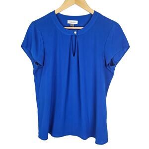 Calvin Klein Dacian Keyhole Detail Blouse M